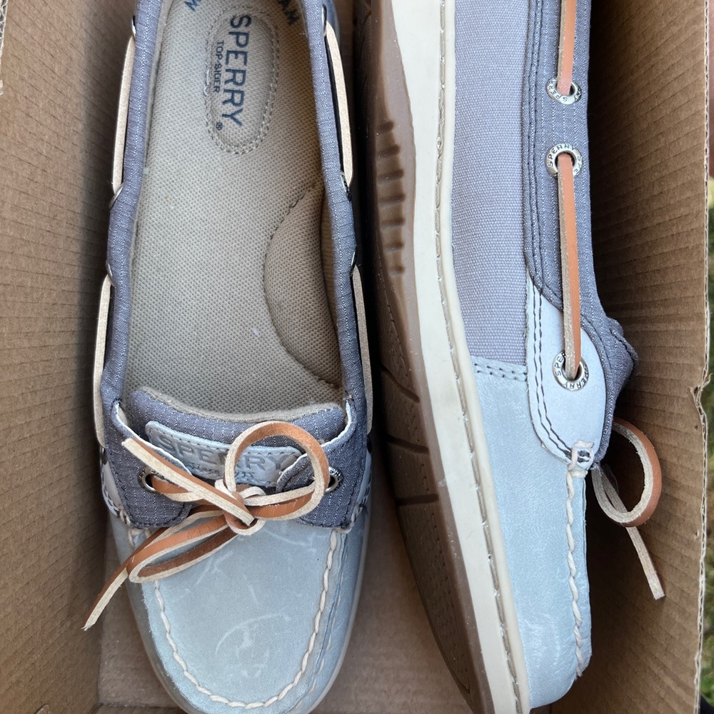 Sperry Angelfish Mesh Grey Memory Foam - image 2